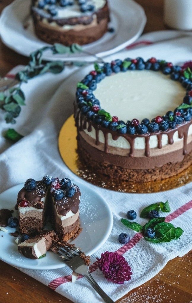 蛋糕图片 蛋糕 巧克力蛋糕 奶油蛋糕 可可粉 水果 巧克力豆 甜点 糕点 美味 美食 烘焙食品 餐饮与蔬果 餐饮美食 西餐美食