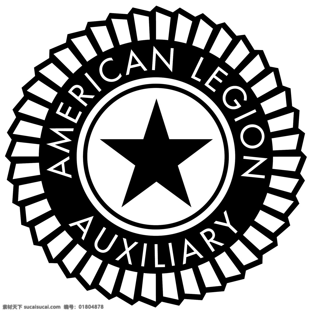 美国 辅助 军团 免费 标志 psd源文件 logo设计
