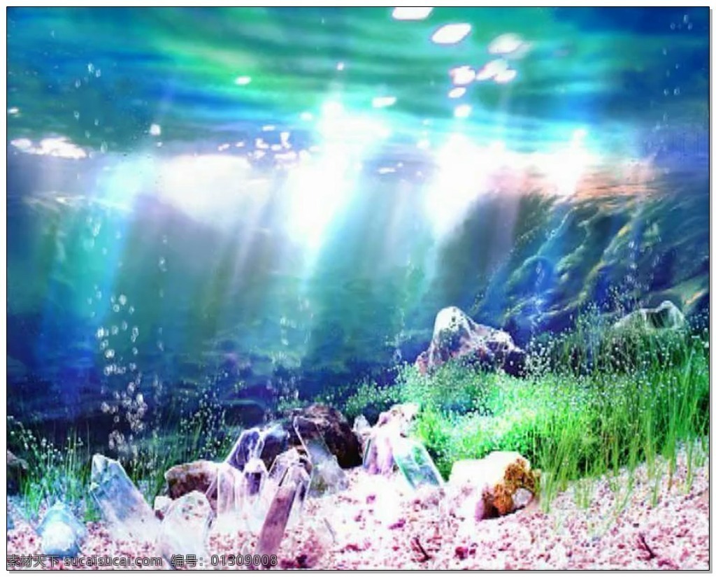 梦幻 海底 视频 高清视频素材 视频素材 动态视频素材 唯美