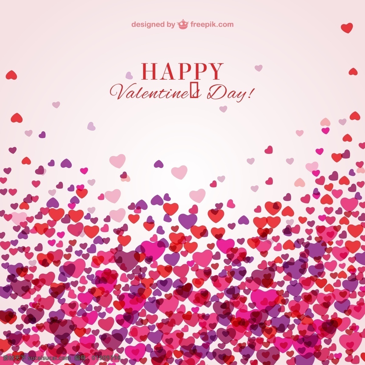情人节 彩色 缤纷 爱心 矢量 happy valentines day 背景 矢量图