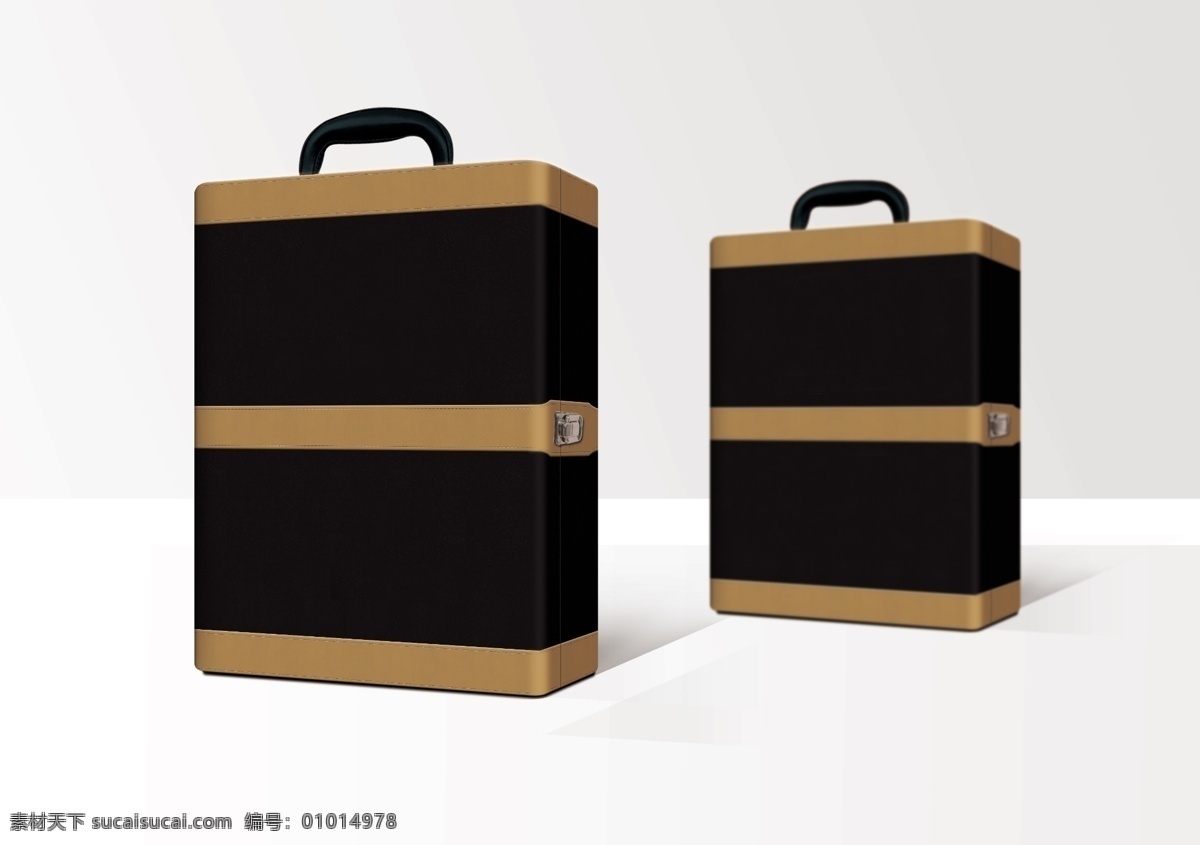 高档 红酒 皮 盒 包装设计 高档皮盒 红酒皮盒 双支装皮盒 psd源文件