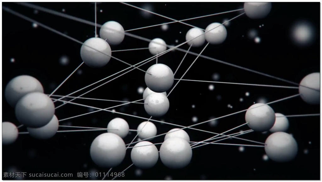 化学 粒子 动态 视频 高清视频素材 视频素材 动态视频素材 圆圈