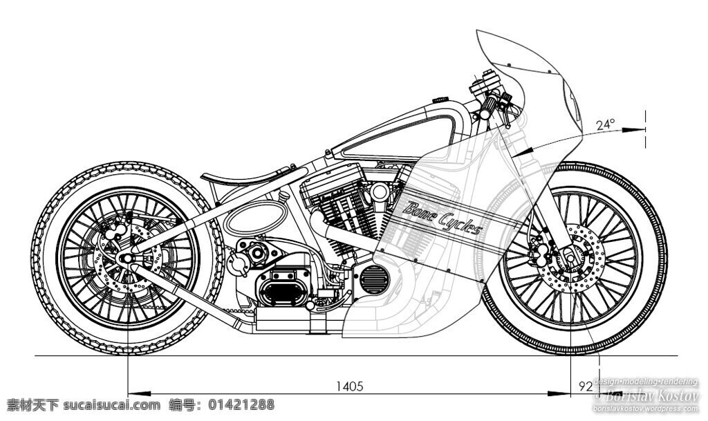 高速 汽车 效果图 白色 摩托车 赛车 速度 引擎 运动 自行车 自定义 哈雷戴维森 斩波器 铬 evo 3d模型素材 其他3d模型