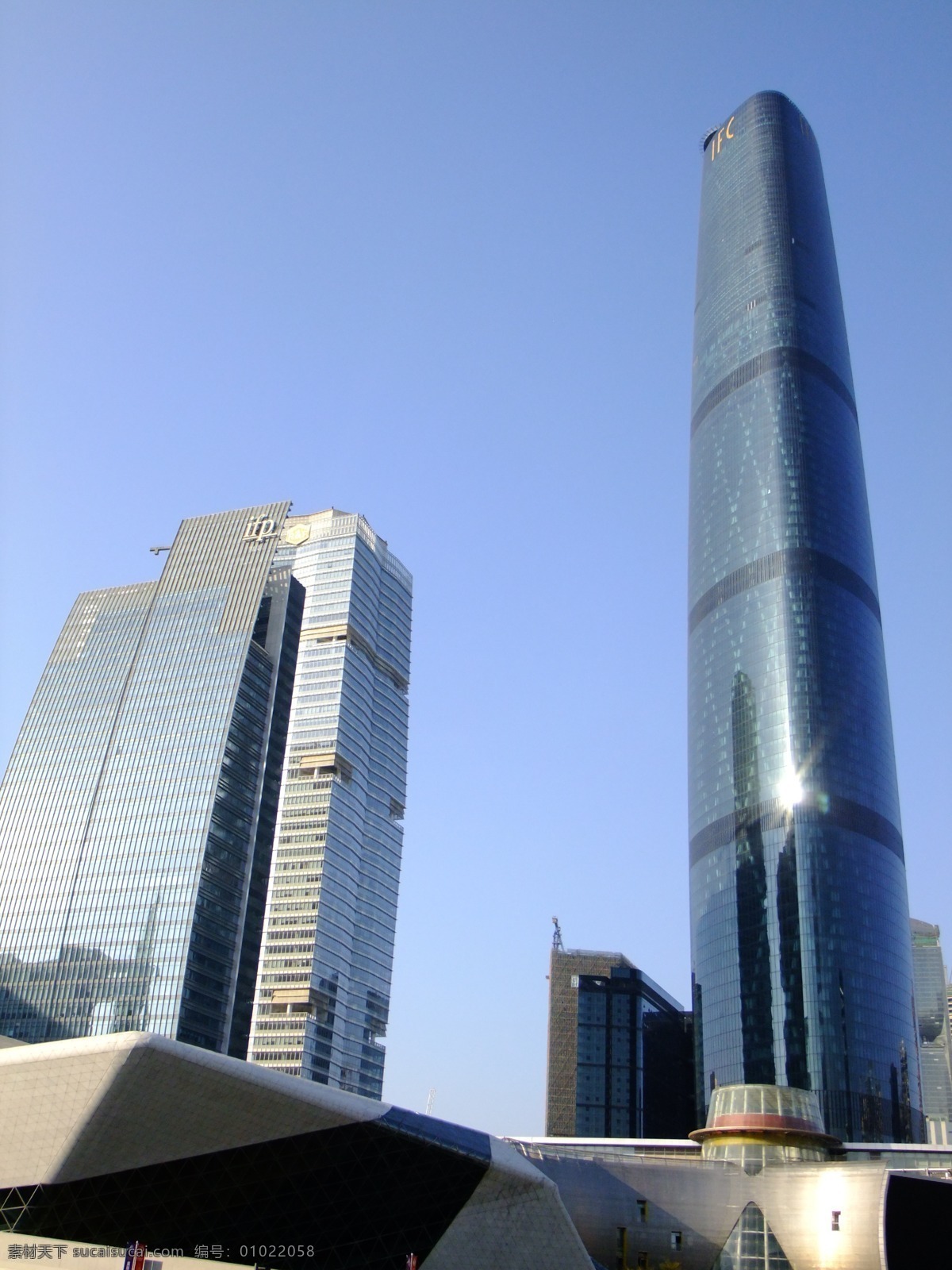 广州 国际金融 中心 国际金融中心 广州珠江新城 建筑摄影 建筑园林