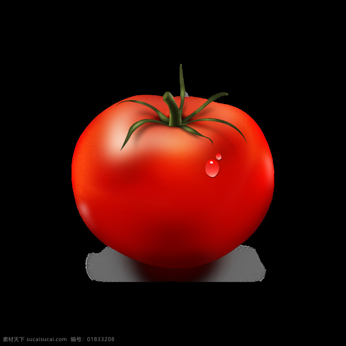 矢量番茄元素 矢量 红色 番茄 蔬菜元素