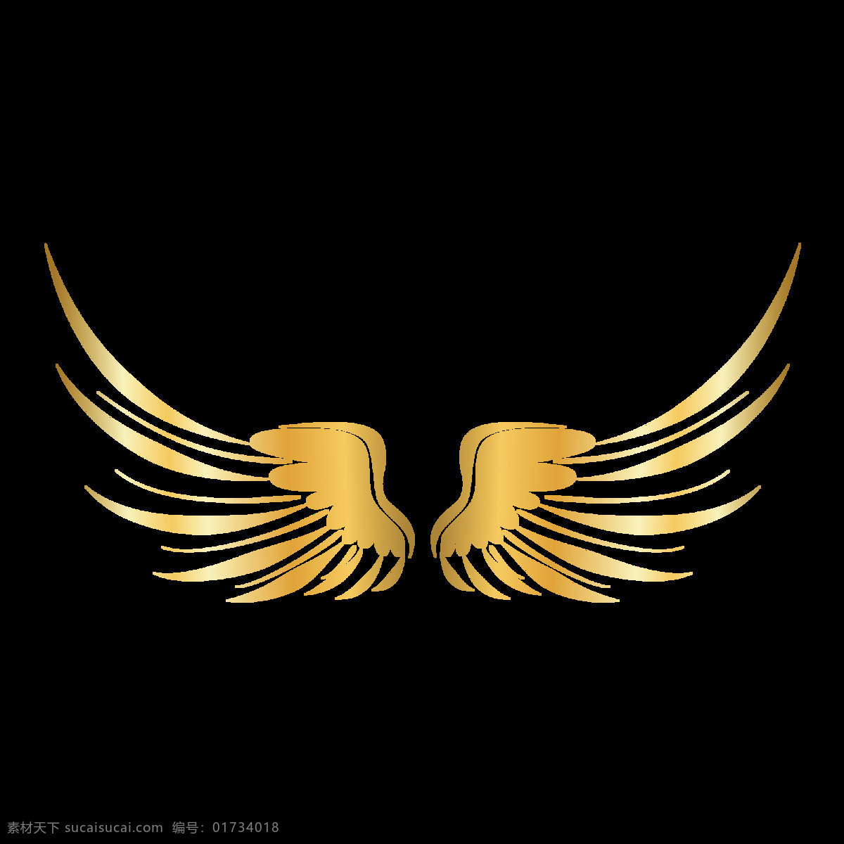金色翅膀 翅膀 天使翅膀 飞翔 羽翼