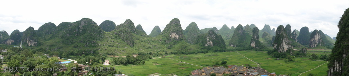 桂林山水 阳朔风景 田园风光 山峰 绿山 山峦 山水风景 自然景观