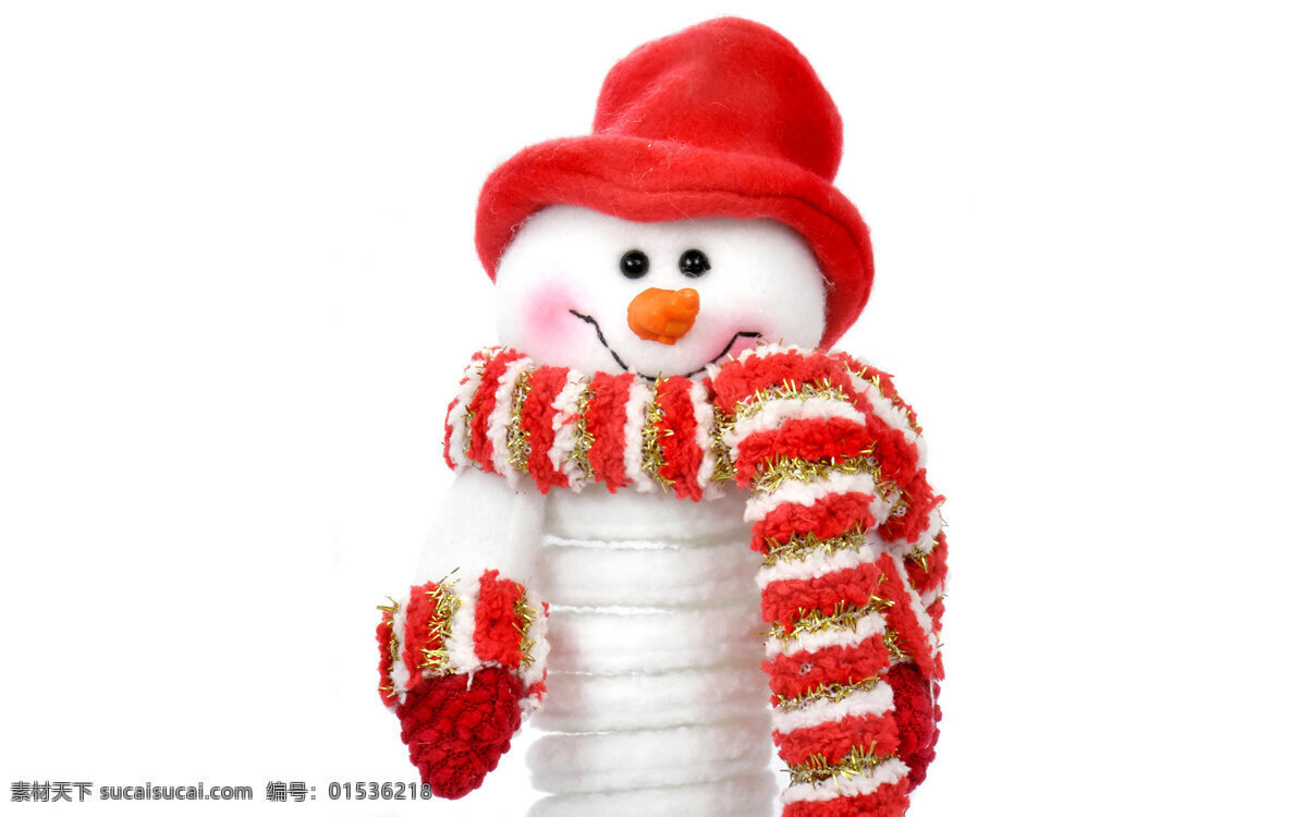 圣诞 雪人 背景 插画 底纹 卡通 开心 生活百科 生活素材 圣诞雪人 红色帽子 围巾 插画集