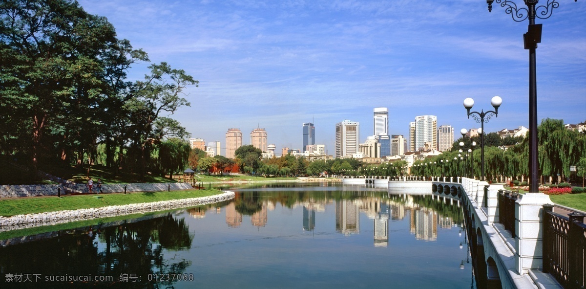 大连风光 大连 儿童 公园 新貌 水中倒影 大连市 风景 田园风光 自然景观