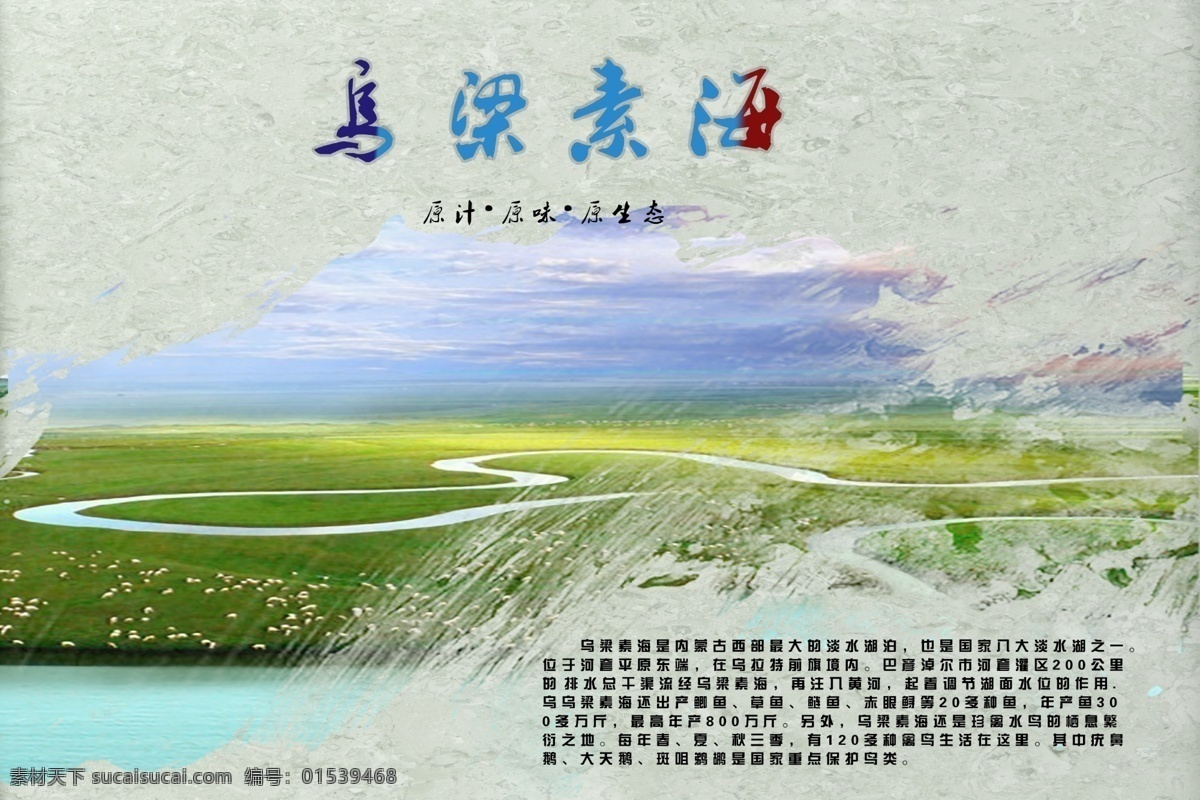 乌梁素海 乌梁素海海报 乌梁素海素材 乌梁素海图 灰色