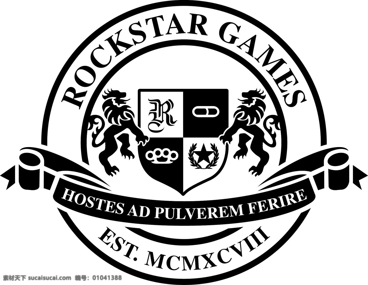 rockstar games嵴 免费 games 校徽 游戏 白色