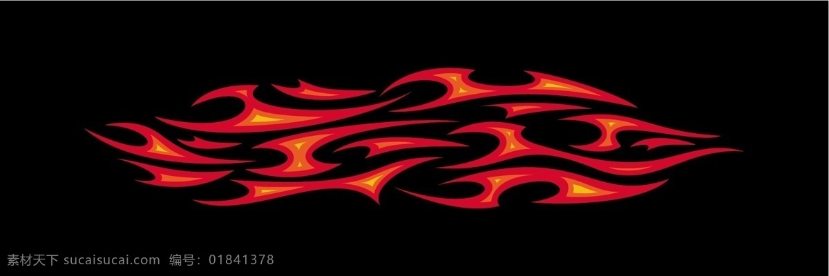 款 经典 红色 火焰 图案 火 火苗 火焰素材 矢量火焰 矢量素材 flames