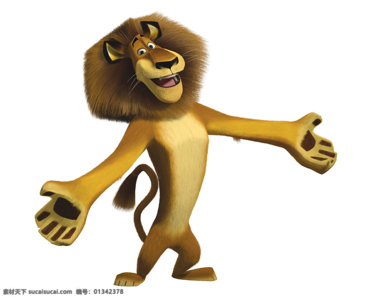狮子 马达加斯加 动画 狮王 动漫人物 动漫动画