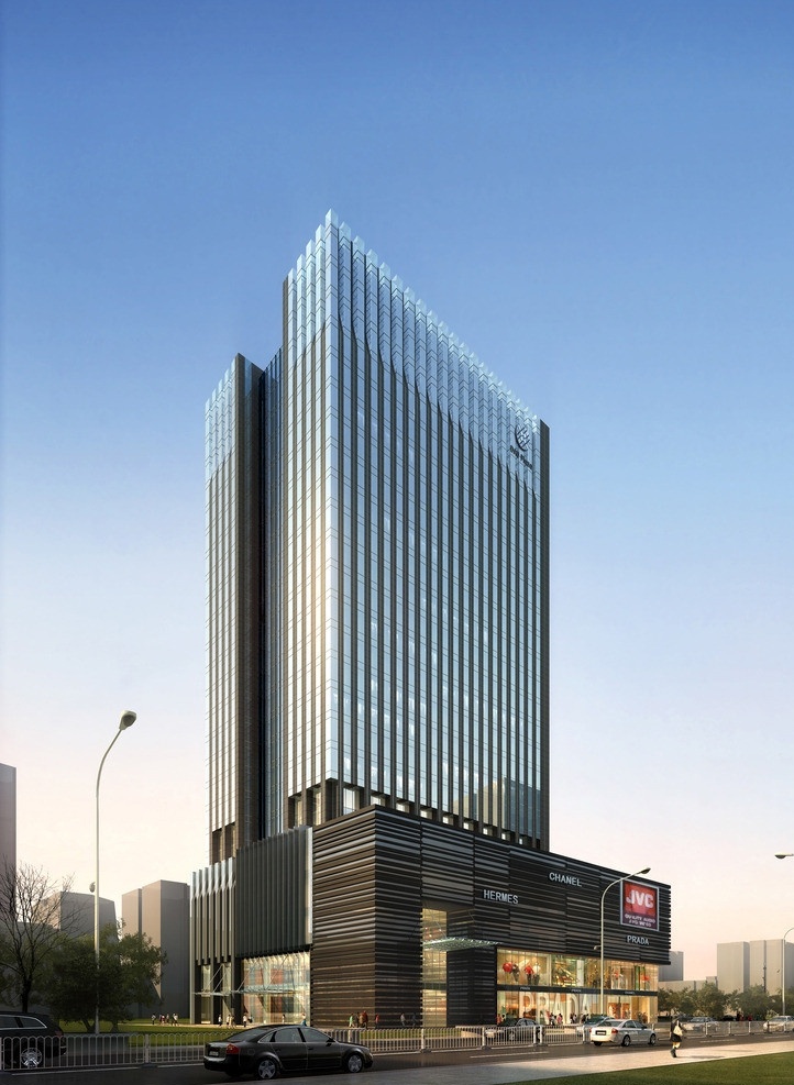高层 公建 商业 模型 效果图 建筑表现 3d max 酒店 办公楼 写字楼 cbd max文件 室外模型 3d设计模型 源文件