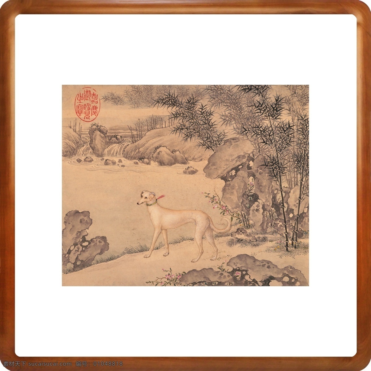 艾 启蒙 十 犬 图 霜花 鹞 艾启蒙 十犬图 霜花鹞 狗 名犬 大图 高清晰 名画 大师作品 世界名画 写实 镜框画 镜框 章 印章 花卉 中国画 国画 水墨画 工笔画 彩色 树 假山 石头 草 花 草本 传世名画 传统国画 中国风 中式 新中式 清代 大臣 康熙 皇帝 乾隆 分层