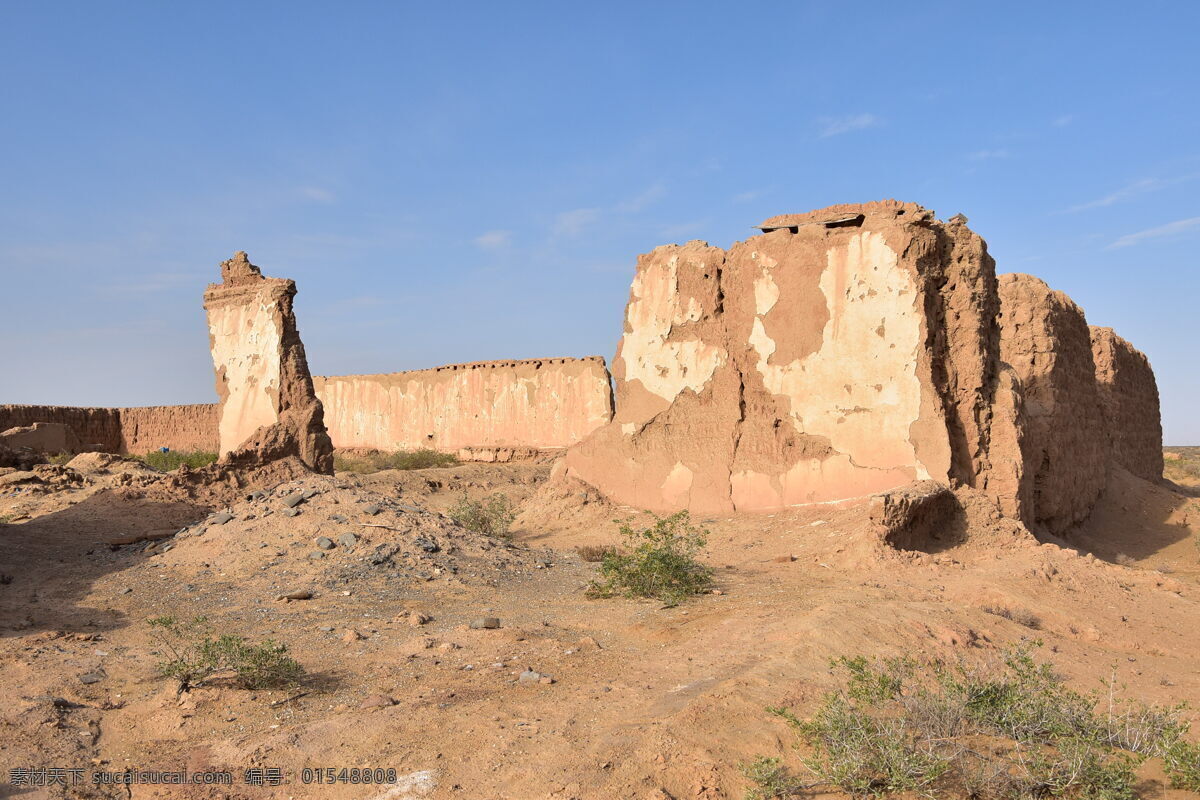 赛尔庙遗址 内蒙古 阿拉善 乌兰布和沙漠 盐驼古道 赛尔庙 自然景观 风景名胜