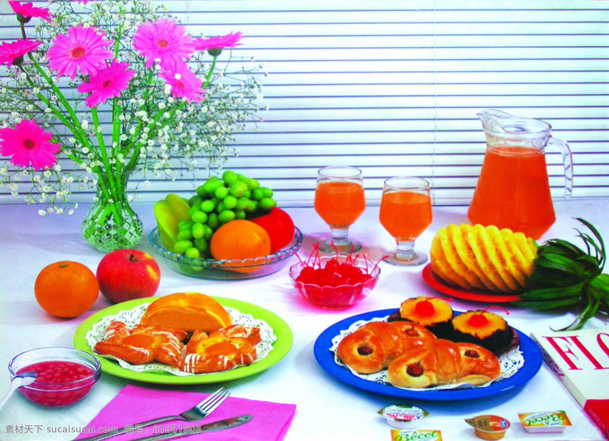 桌上 食物 装饰画 美食 水果 面包 苹果 花朵 甜点 背景素材 壁画 插画 抽象 抽象花 抽象画 无 框 画素 材 画 模板下载 无框画