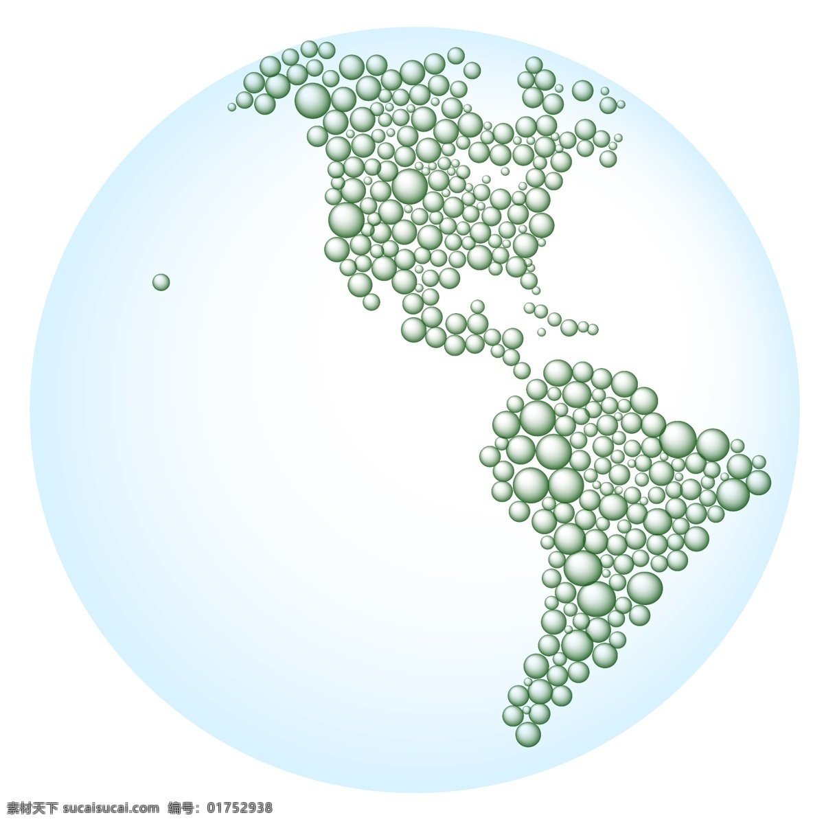 地球 气泡 图 矢量 地图 泡沫 矢量图 其他矢量图