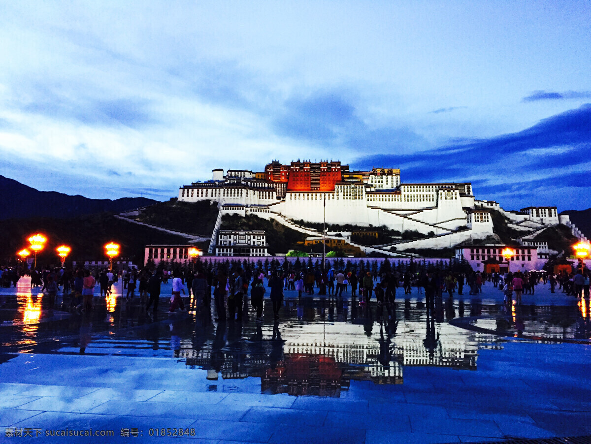 布达拉宫夜景 布达拉宫 布达拉宫晌午 蓝天白云 西藏布达拉宫 布达拉宫全景 西藏风光 布达拉宫美景 布达拉宫广场 旅游摄影 国内旅游 风景