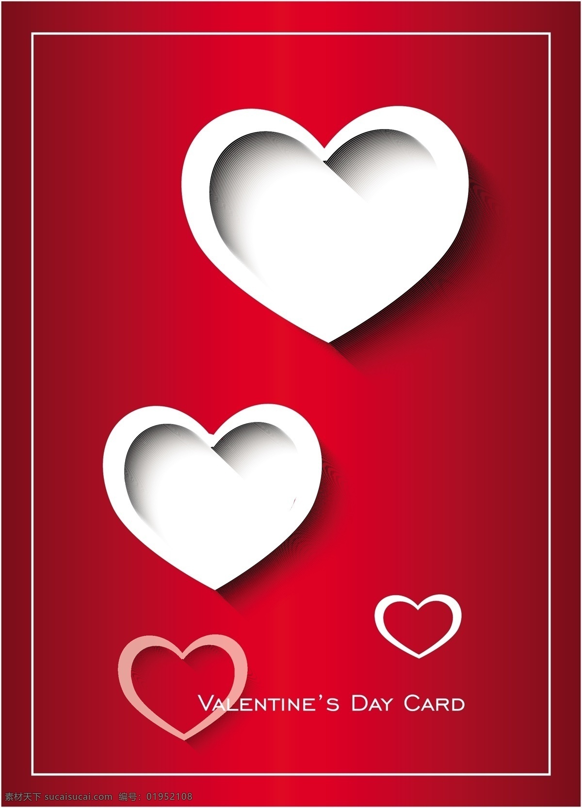 爱情 爱心 红色背景 浪漫 情人 情人节 矢量素材 红色 背景 矢量