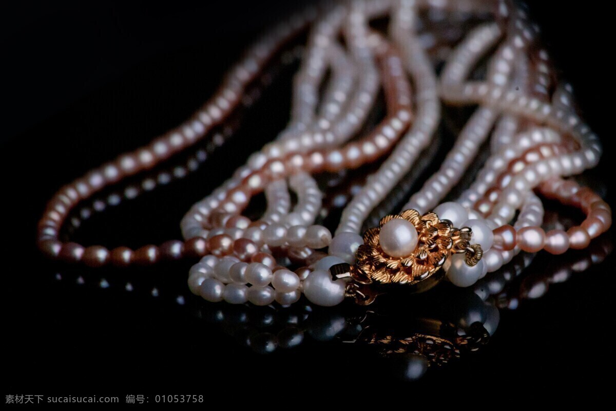 珍珠项链 珠宝 项链 装饰品 首饰 生活百科 生活素材