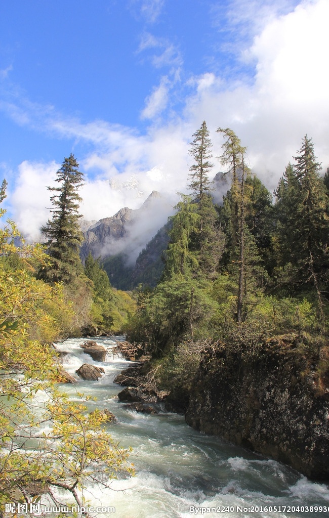 四姑娘山 长坪沟 美景 风光 四川风景 自然景观 山水摄影 雪山 山水风景 风景专辑2 旅游摄影 国内旅游