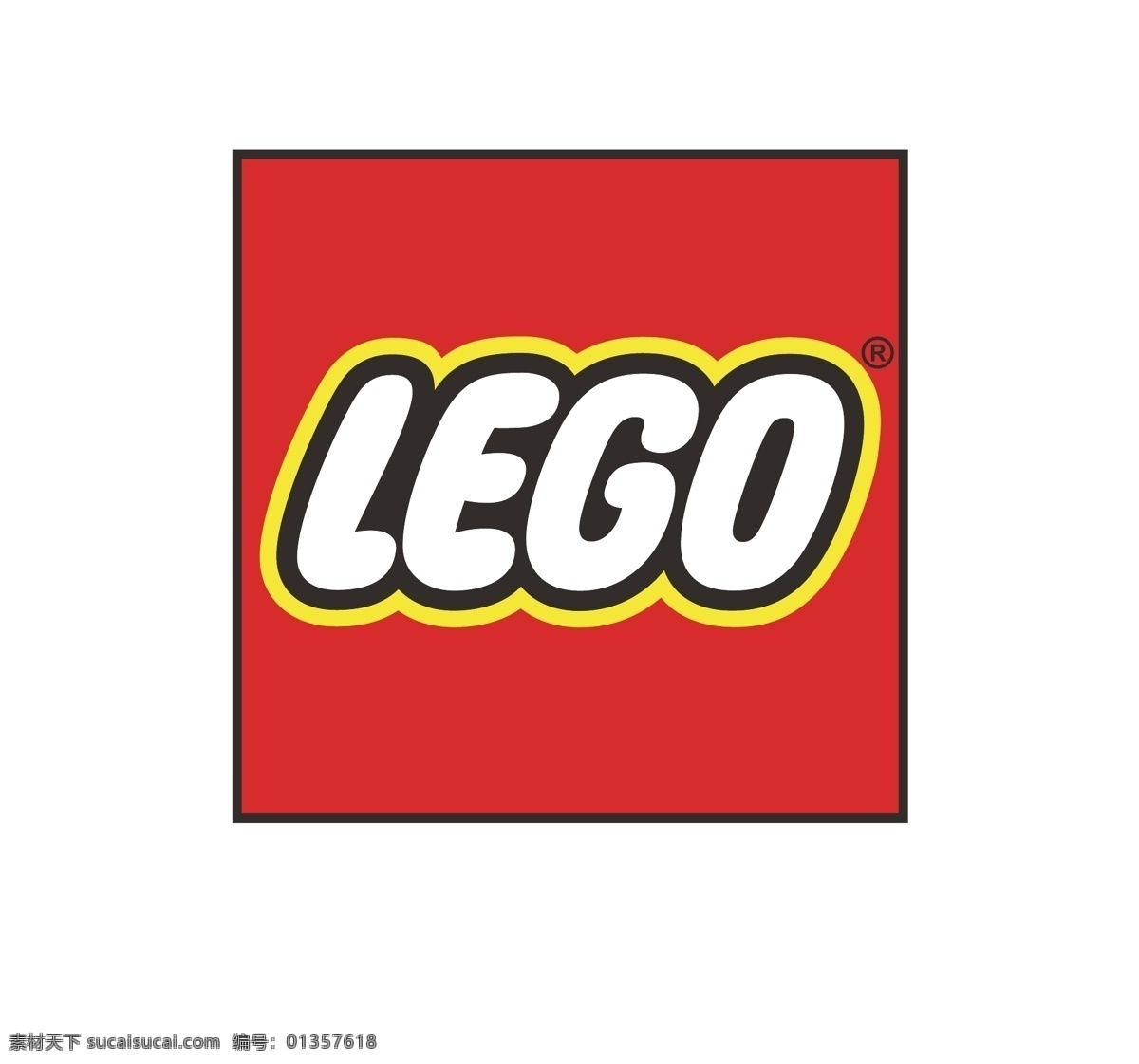 乐高 logo lego 标准矢量 vi 标准 logo设计