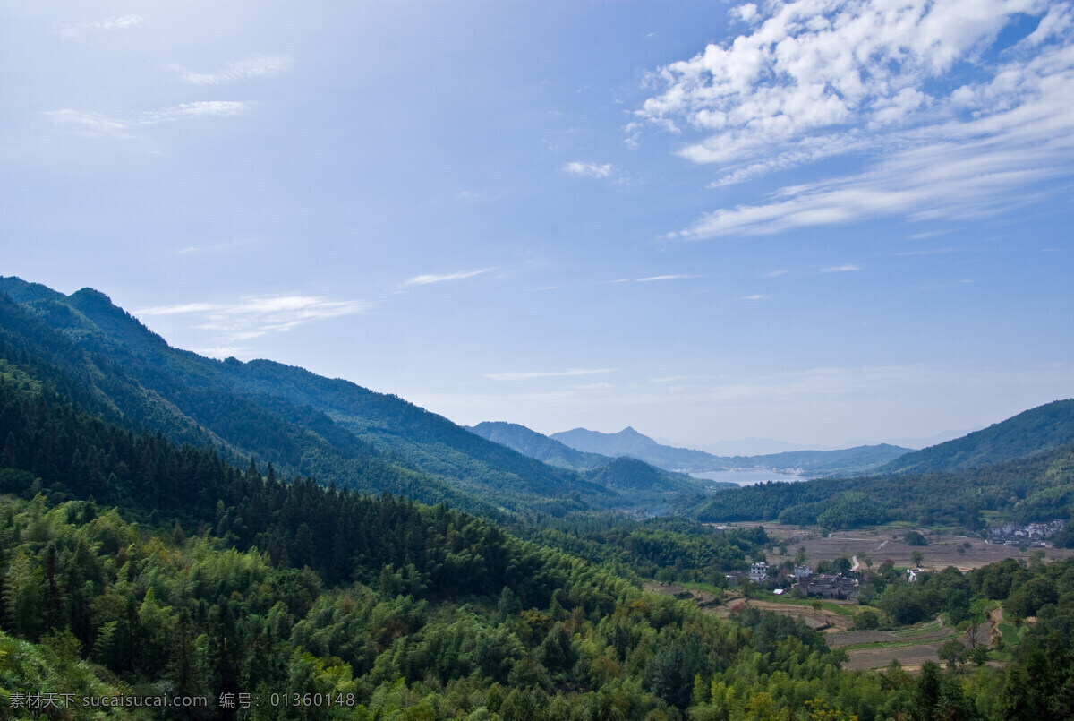 木 坑 竹海 国内旅游 蓝天白云 旅游摄影 绿树 远山 木坑竹海 安徽旅游 矢量图 日常生活