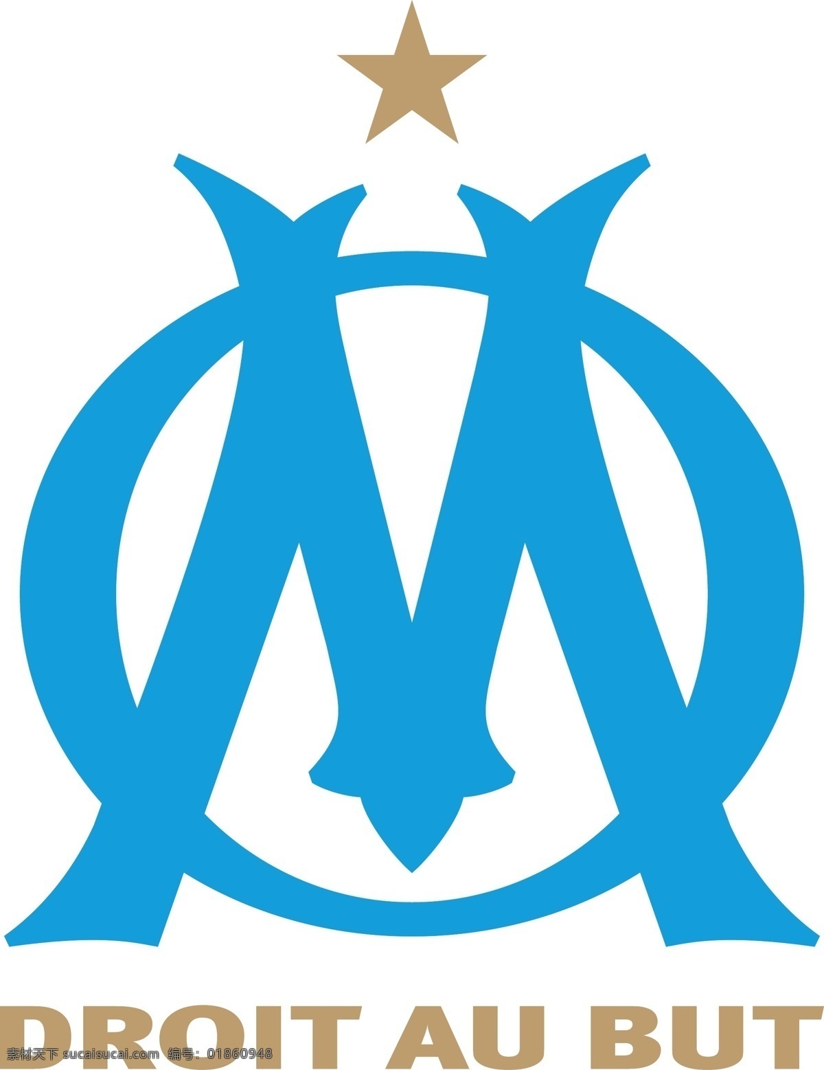 奥林匹克 马赛 足球 俱乐部 徽标 logo设计 比赛 法国 法甲 甲级 联赛 矢量图