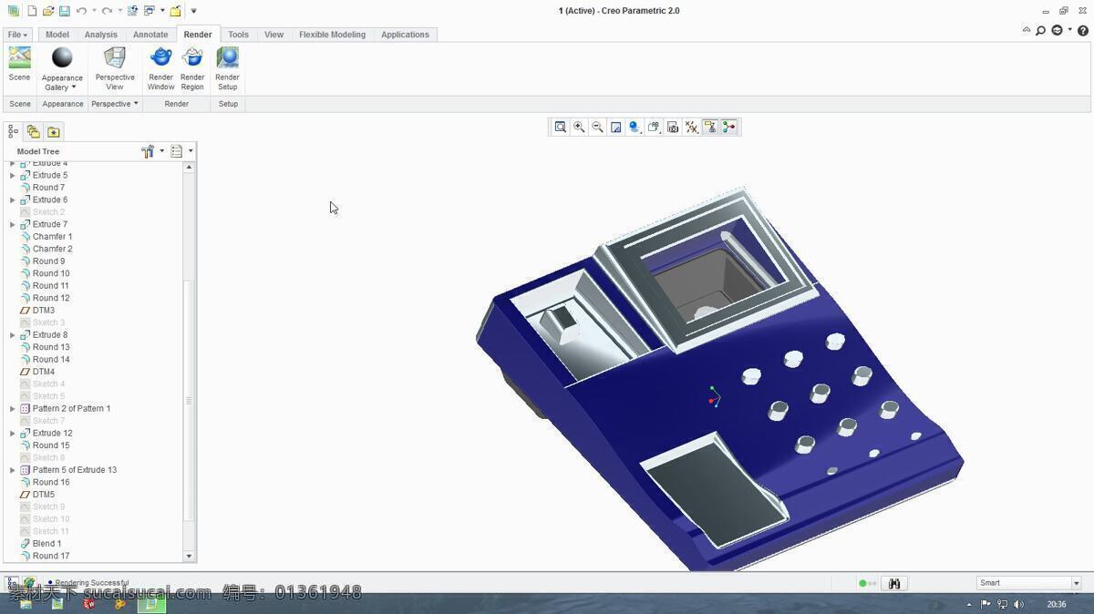 电话免费下载 部件 家用 3d模型素材 电器模型