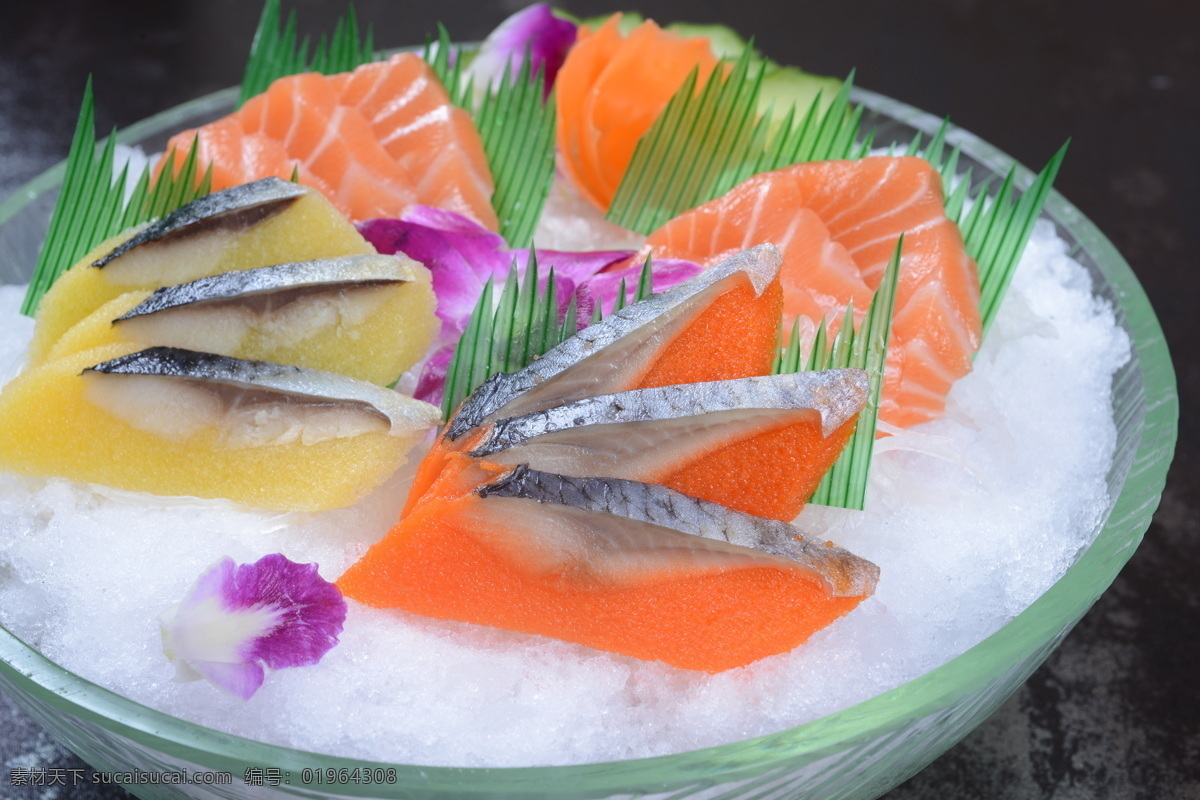双色拼盘 希鲮鱼 三文鱼 生鱼片 日本料理 日式美食 餐饮美食