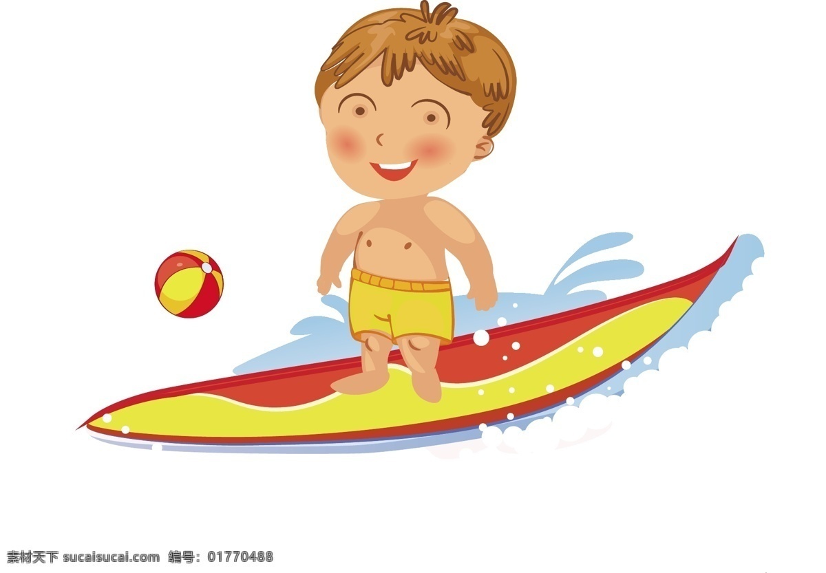 夏日 旅游 滑板 冲浪 男孩 元素 夏日旅游 卡通元素 海滩旅游 盛夏 冲浪男孩 袭击 度假卡通