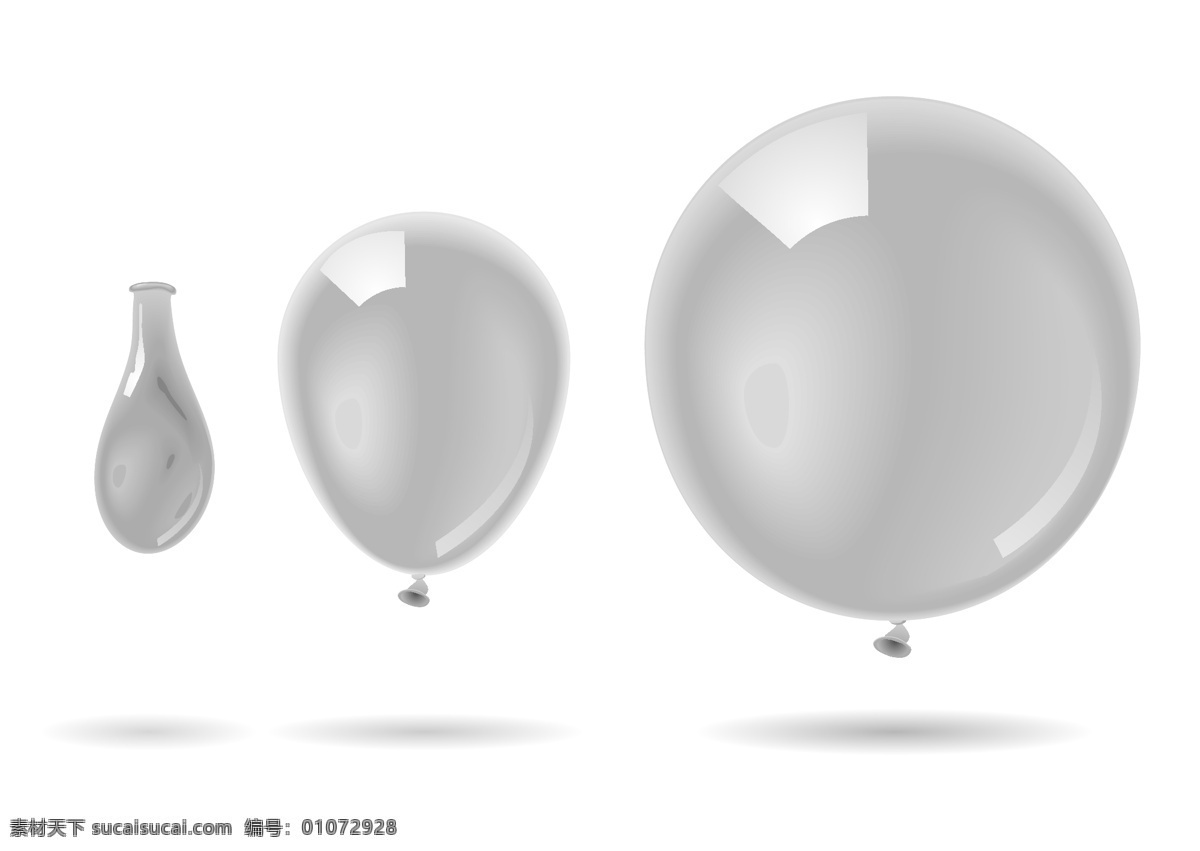 气球矢量素材 生活 生活用品 气球 塑料 矢量素材 白色