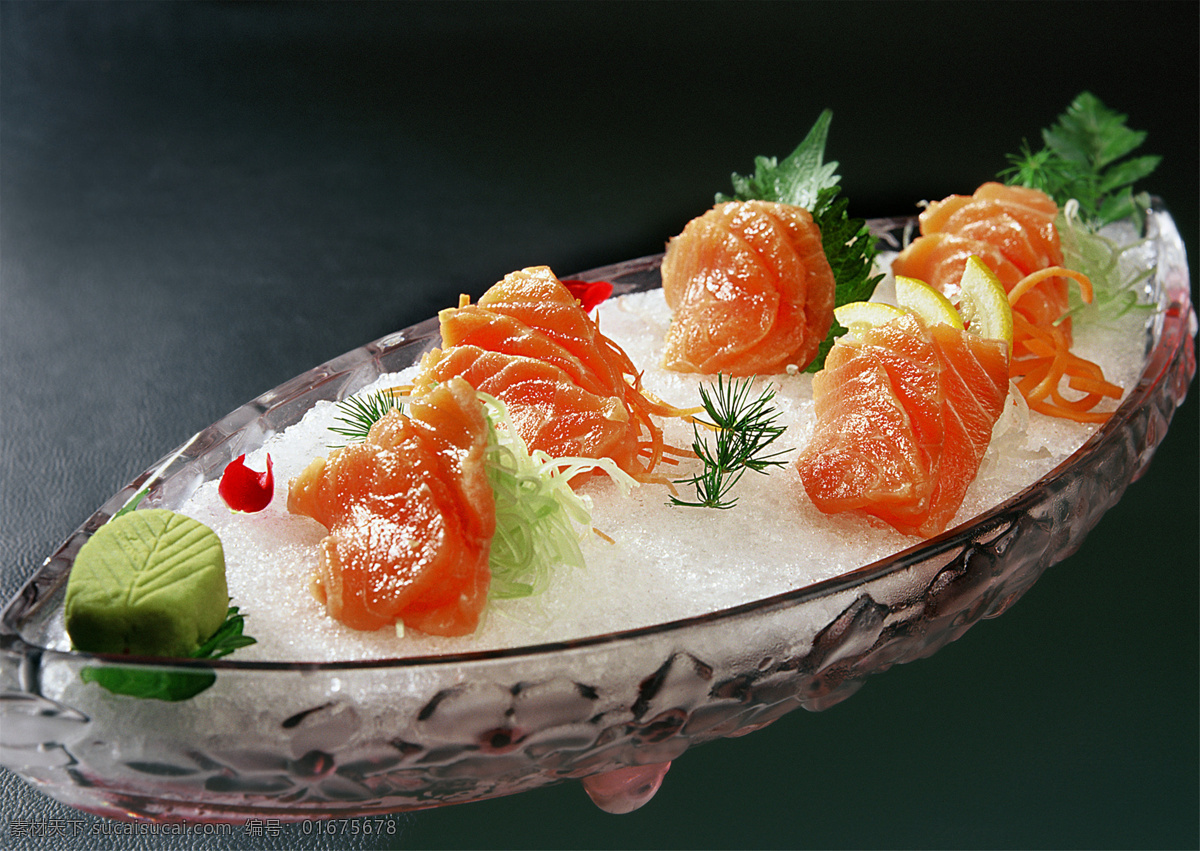 三文鱼刺身大 美食 传统美食 餐饮美食 高清菜谱用图