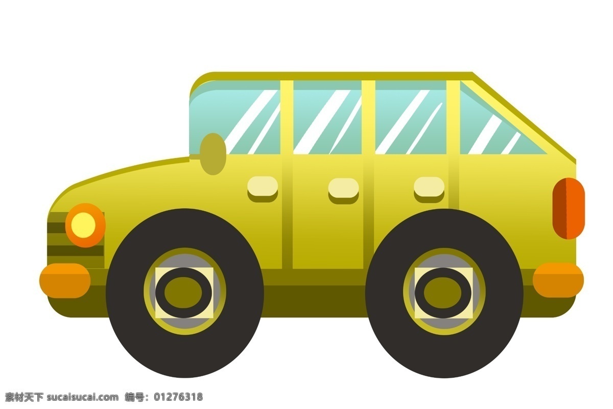 房车 卡通 汽车 插画 房车的汽车 卡通插画 卡通汽车 汽车插画 汽车工具 交通汽车 黄色的汽车