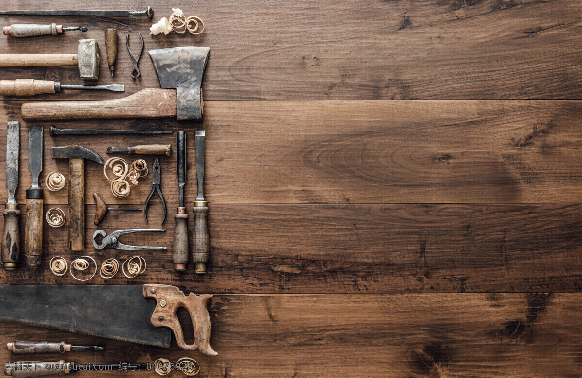 木工工具 斧子 锯子 锤子 雕刻刀 木工 工具 生活百科