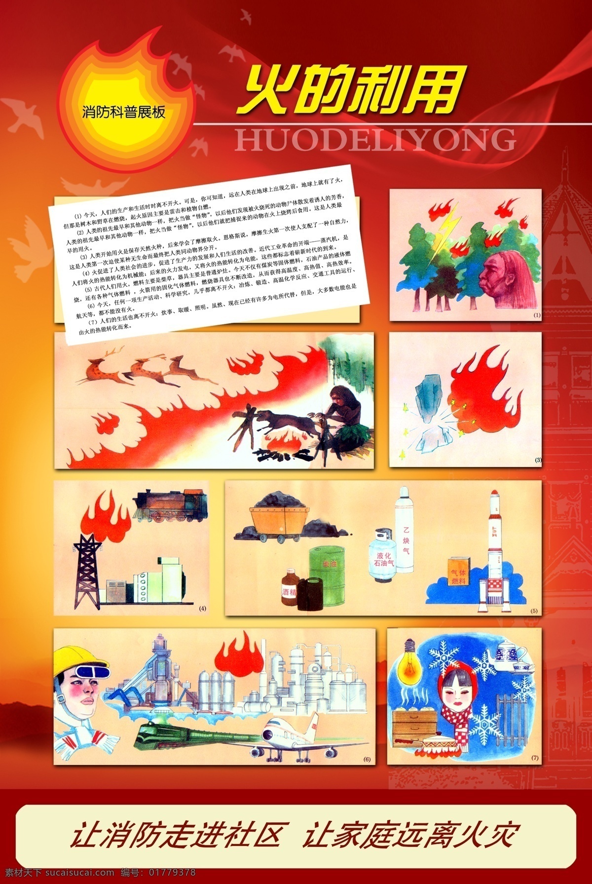 消防 科普 展板 广告设计模板 漫画 森林防火 图版 源文件 展板模板 消防科普展板 工业防火 其他展板设计