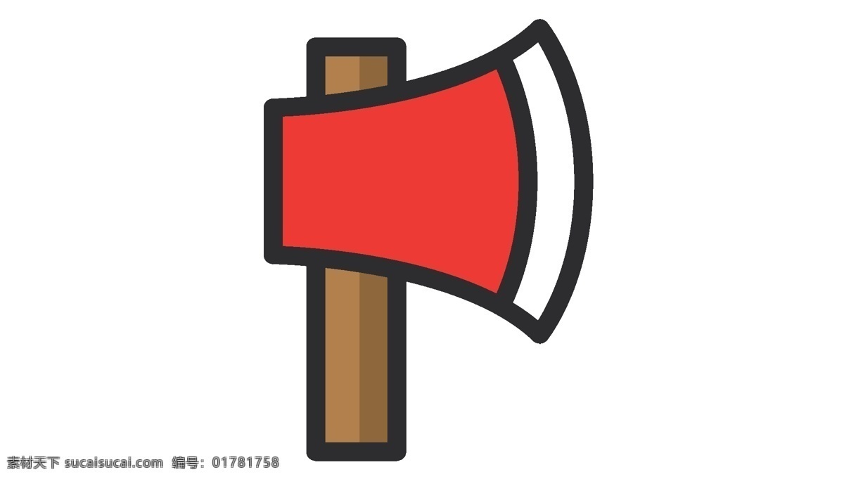 红色 斧头 免 抠 图 工具斧头 ui应用图标 电脑图标 网页图标 卡通图案 卡通插画 免抠图