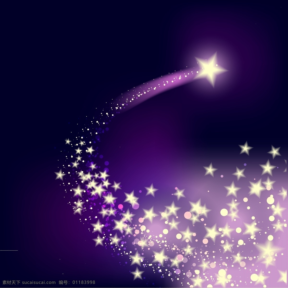 闪烁星星轨迹 紫色 星星轨迹 星星 光效 炫酷 酷炫 璀璨 创意光效 光绘 光艺术 光影 电光 特效光 光线条 印象光绘 光环 底纹边框 背景底纹 矢量 圣诞素材 分层