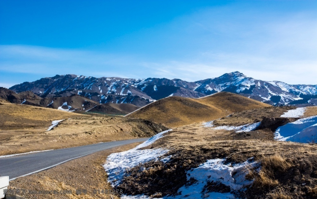 冬日 里 赛里木湖 雪景 新疆 博乐 伊犁 美景 旅游摄影 国内旅游