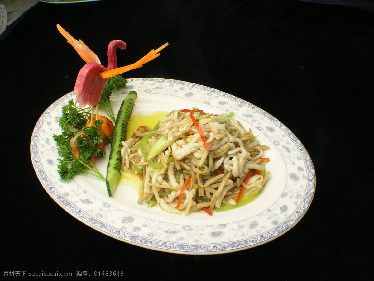 老人 头 溜 鱼 丝 美食 食物 菜肴 餐饮美食 美味 佳肴食物 中国菜 中华美食 中国菜肴 菜谱