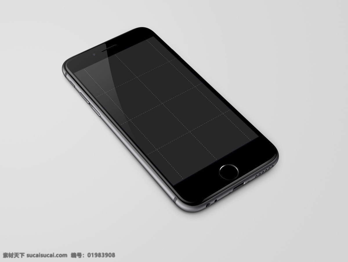 iphone6 银灰 ip6 苹果手机 ip6模板 模板 设备 移动界面设计 手机界面 黑色