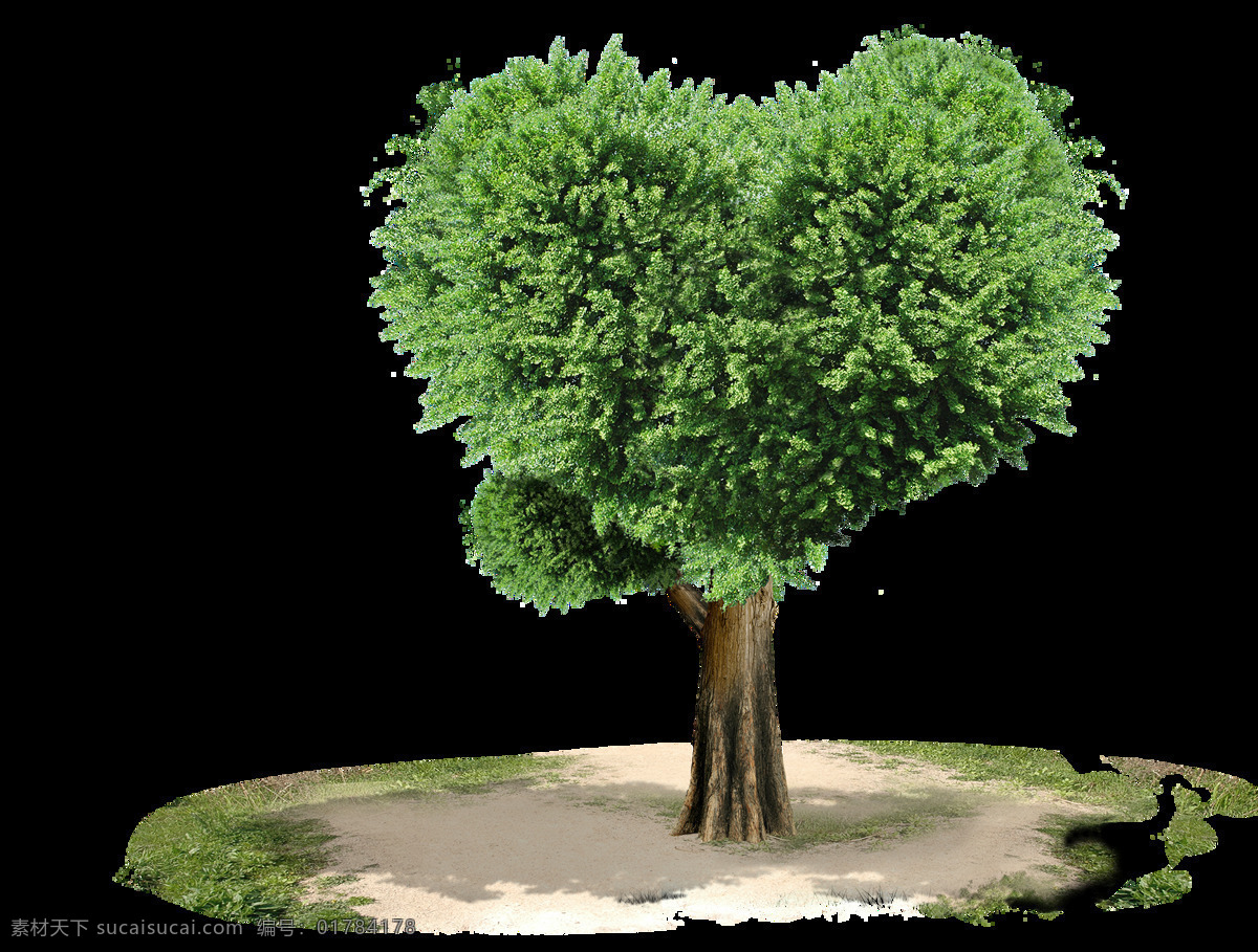 生动 盎然 树木 合集 绿色 果树 净化 卡通 装饰 青翠 高大