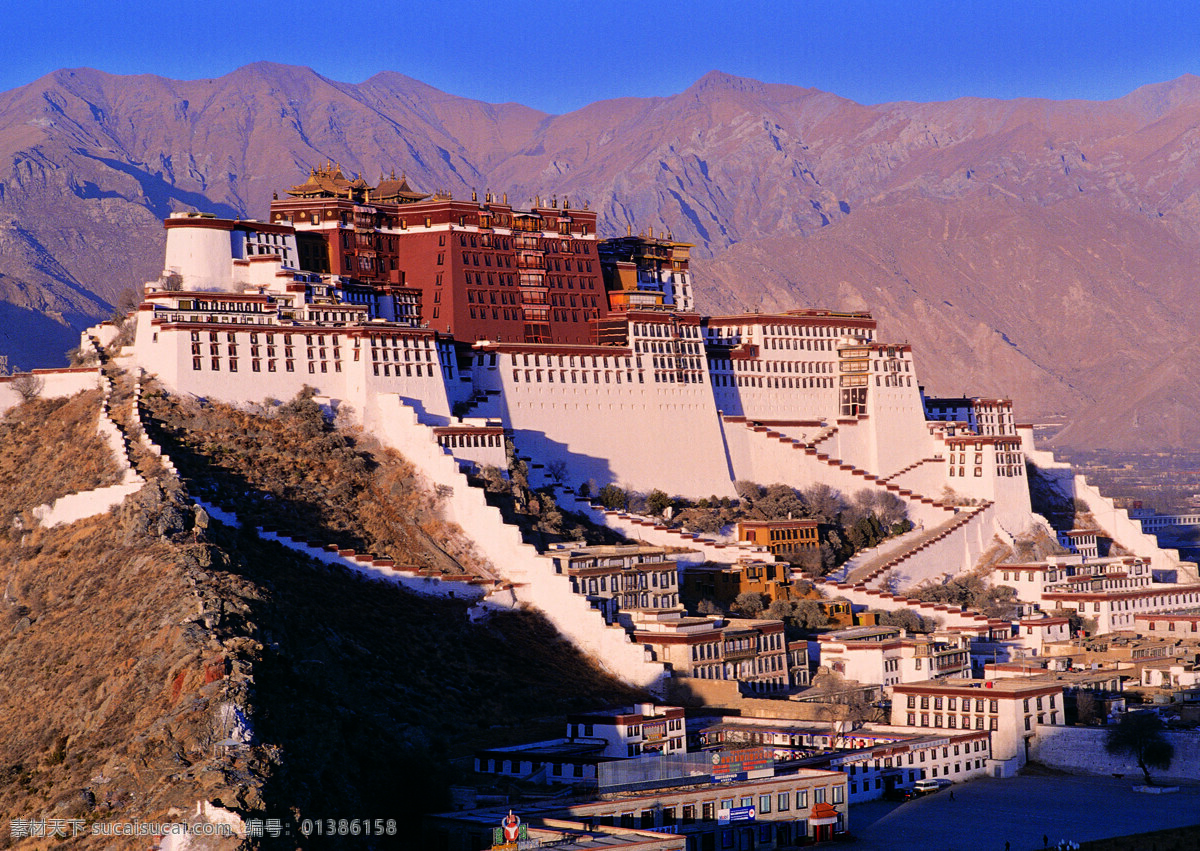 西藏 中国旅游 布达拉宫 经典建筑 西藏建筑 城市建筑群 建筑园林 建筑摄影