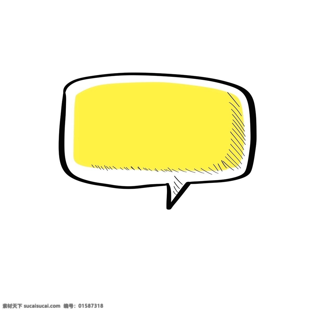 简单 对话框 手绘 可爱 黄色 对话款 简约 框 对话 卡通对话框 手绘图形 简单手绘 对话框图形