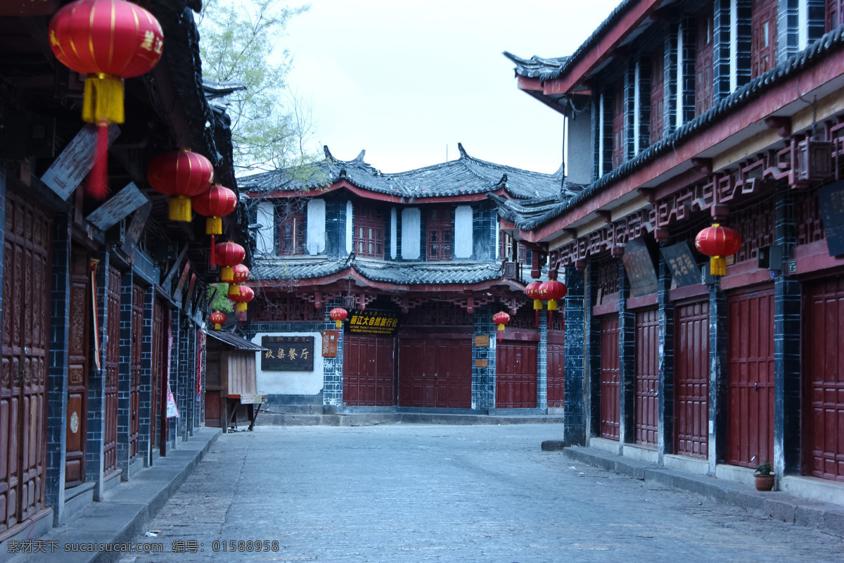 云南 自然风景 旅游 丽江风光 束河古镇 大研古镇 四方街 茶马古道 青砖 石板路面 木门 纳西族 旅游摄影 国内旅游