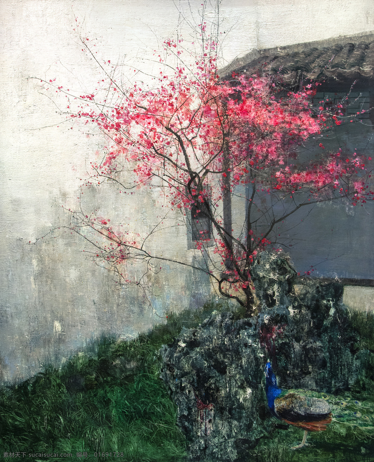 江南水乡 油画 秋韵 江南 风景油画 油画风景 当代油画 中国油画 文化艺术 绘画书法 中国当代绘画