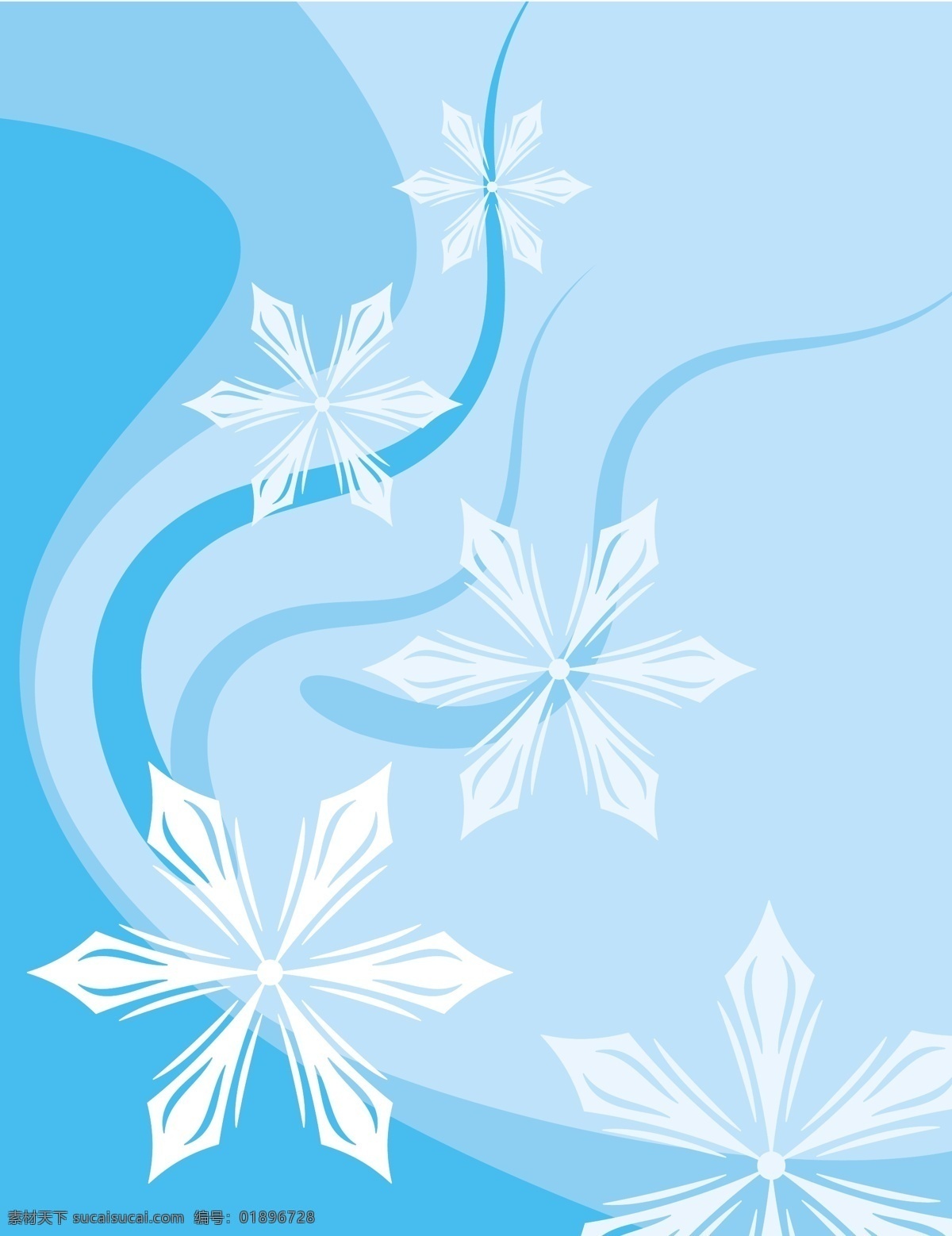 时尚 冬季 花纹 背景 矢量图 免费 插画 花朵 卡通 其他矢量图
