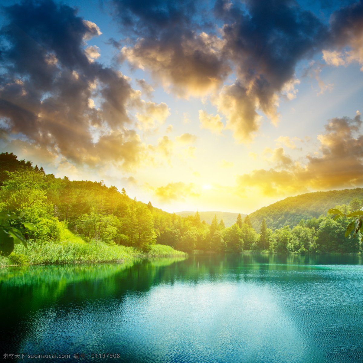 美丽 自然风景 风景 大自然 美景 树林 朦胧 唯美 湖水 倒影 温暖 山水风景 风景图片