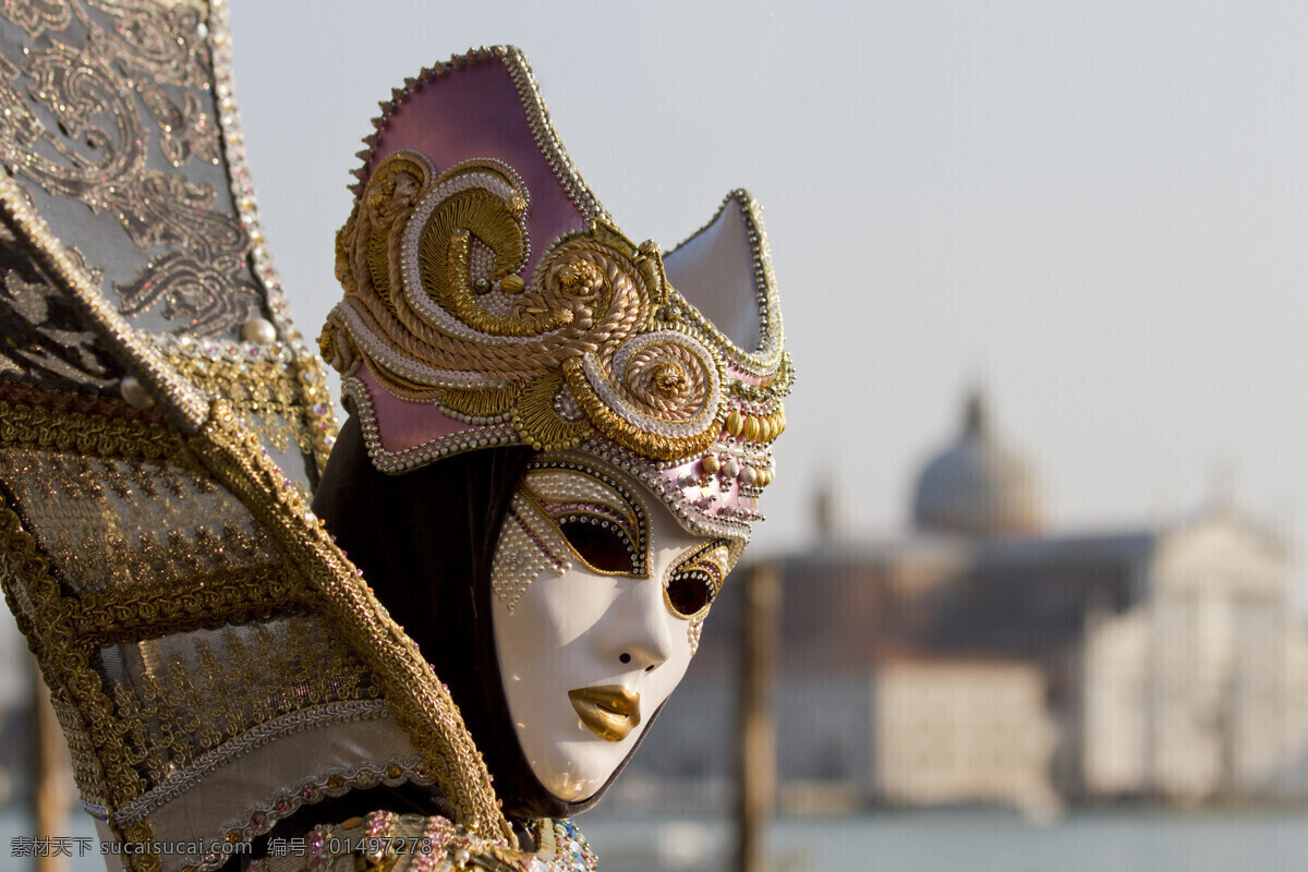 威尼斯人 面具 威尼斯 传统文化 习俗 美女图片 人物图片